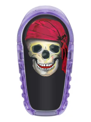 2x Totenkopf mit Mütze