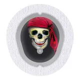 2x Totenkopf mit Mütze