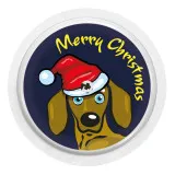 2x Christmas Dackel